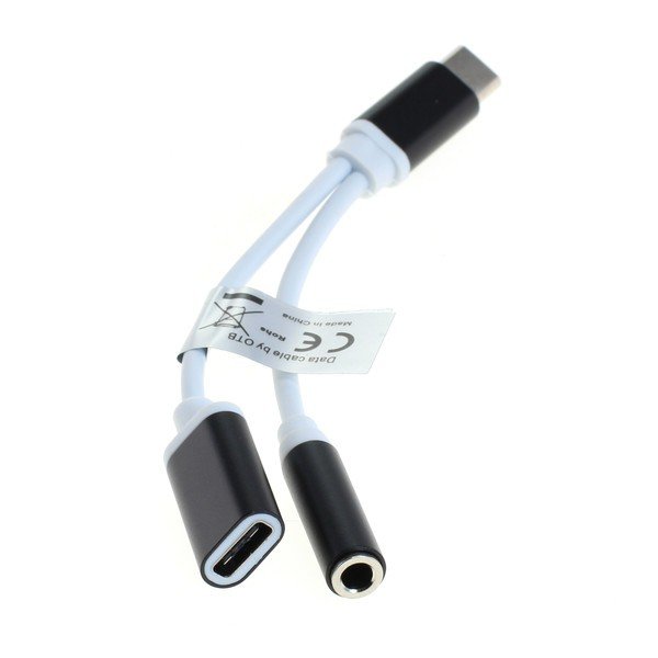 Splitter 1x female lightning + 1x 3,5mm jack adapter