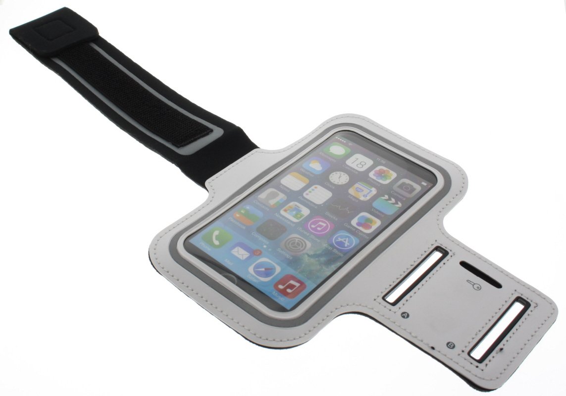 Sport armband Apple iPhone 6 Plus wit