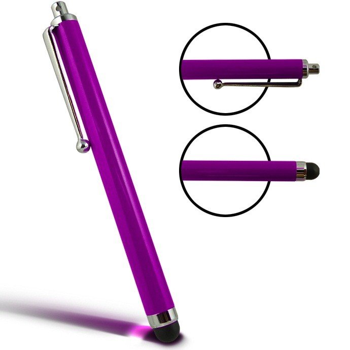 Stylus Pen paars met clip