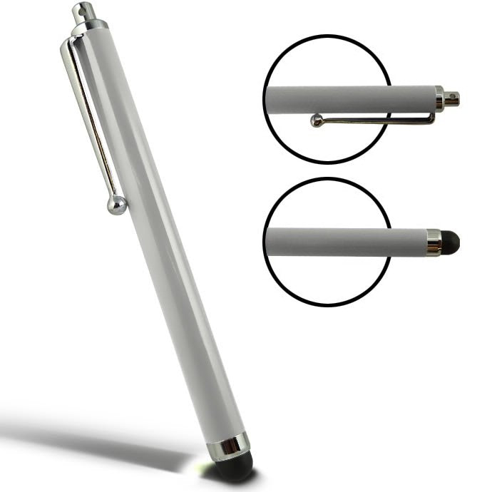 Stylus Pen zilver met clip