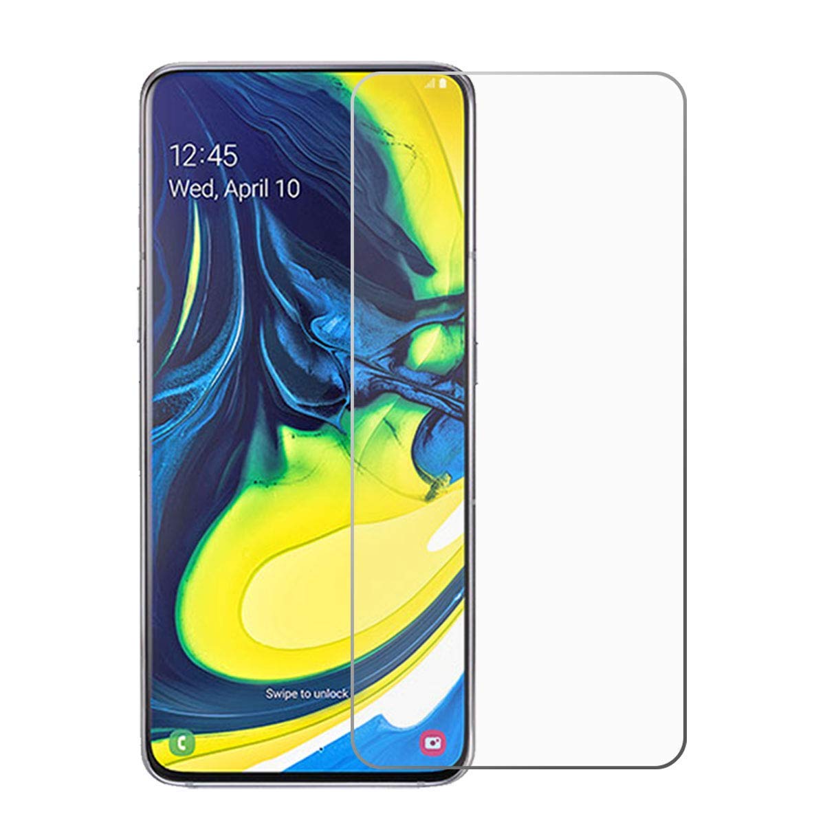 Tempered Glass Screenprotector Samsung Galaxy A80