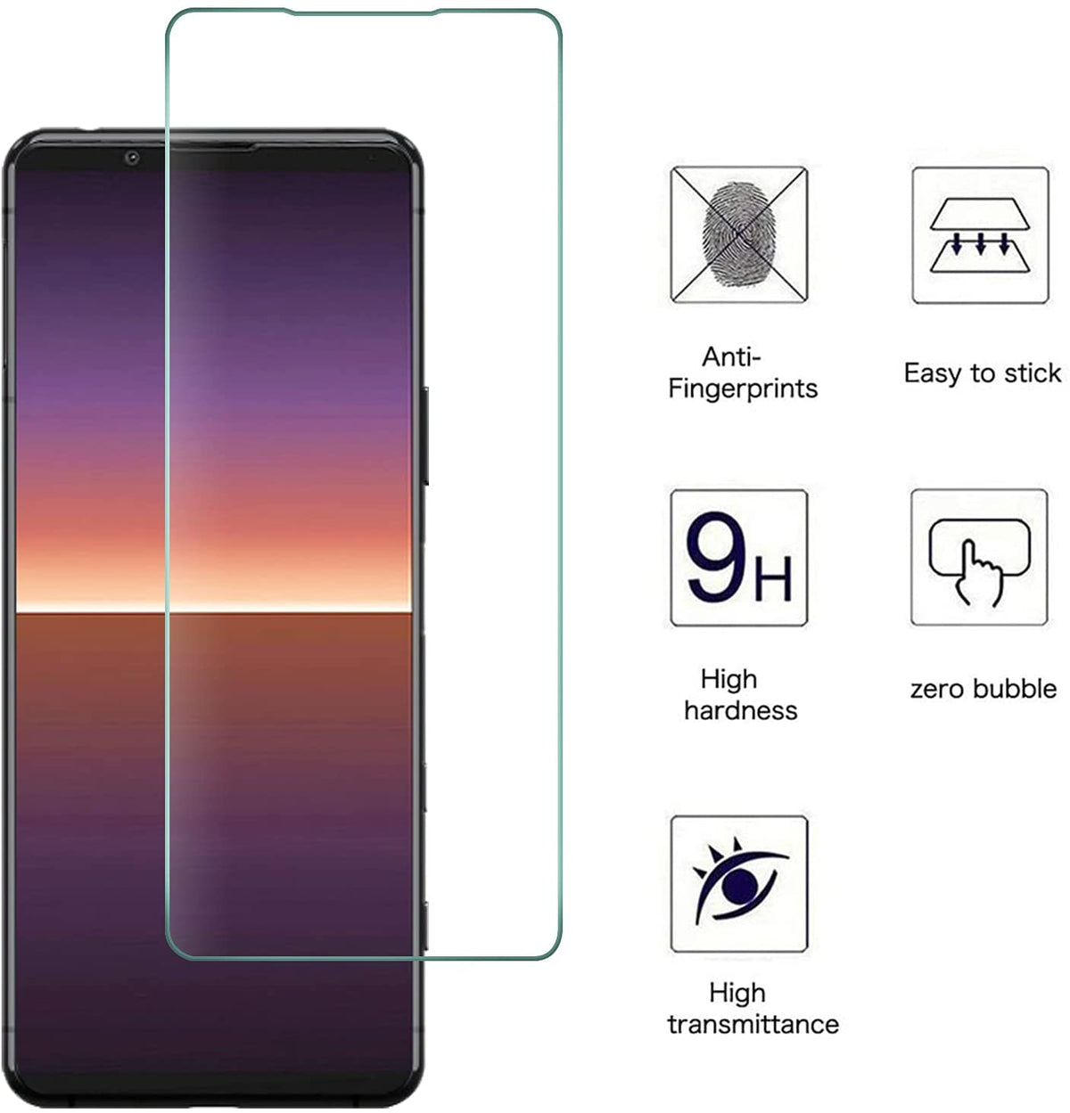 Tempered Glass Screenprotector Sony Xperia 10 III