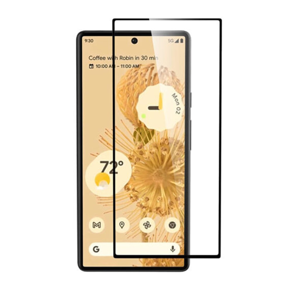 Tempered Glass (volledig scherm) Google Pixel 7 zwart