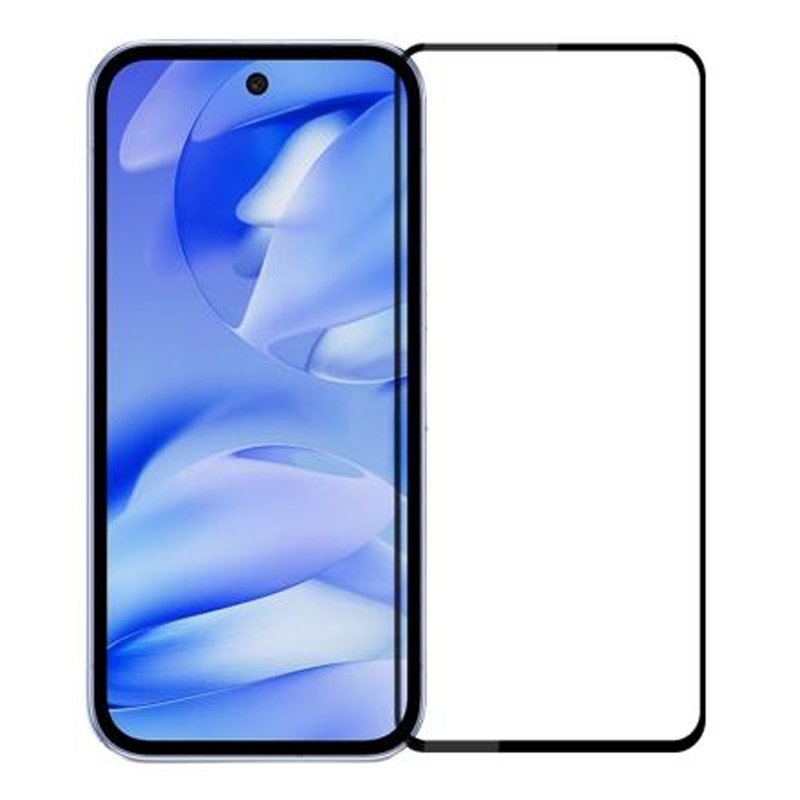 Tempered Glass (volledig scherm) Google Pixel 9a zwart