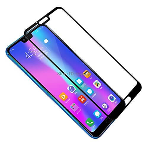 Tempered Glass (volledig scherm) Huawei Honor 10 zwart
