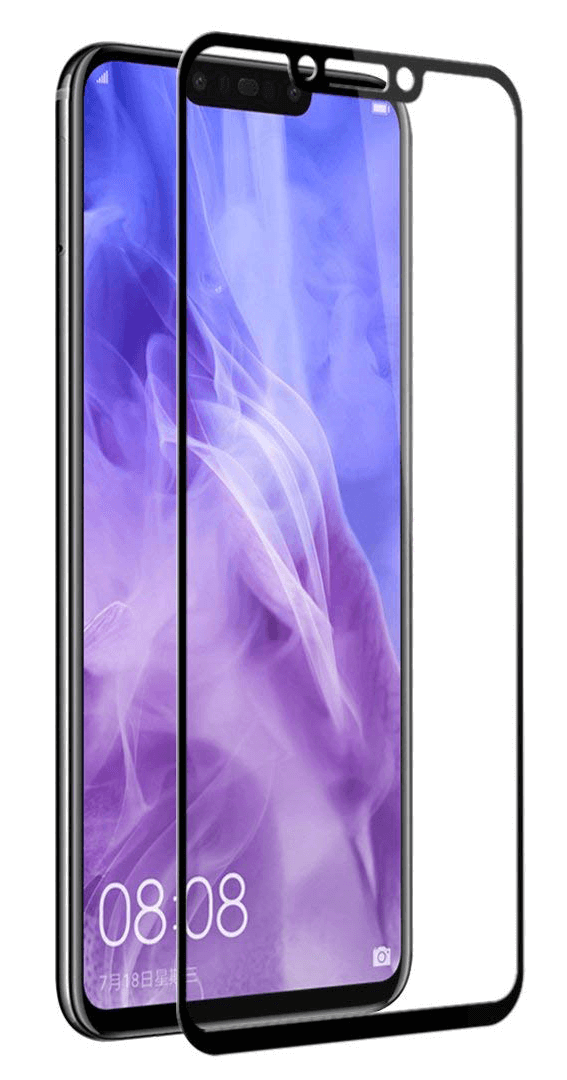 Tempered Glass (volledig scherm) Huawei Nova 3 zwart