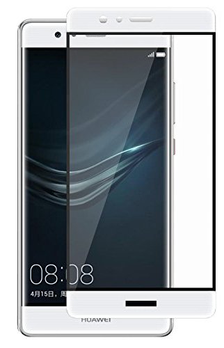 Tempered Glass (volledig scherm) Huawei P9 wit