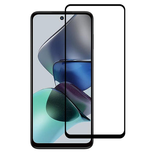 Tempered Glass (volledig scherm) Motorola Moto G23 zwart