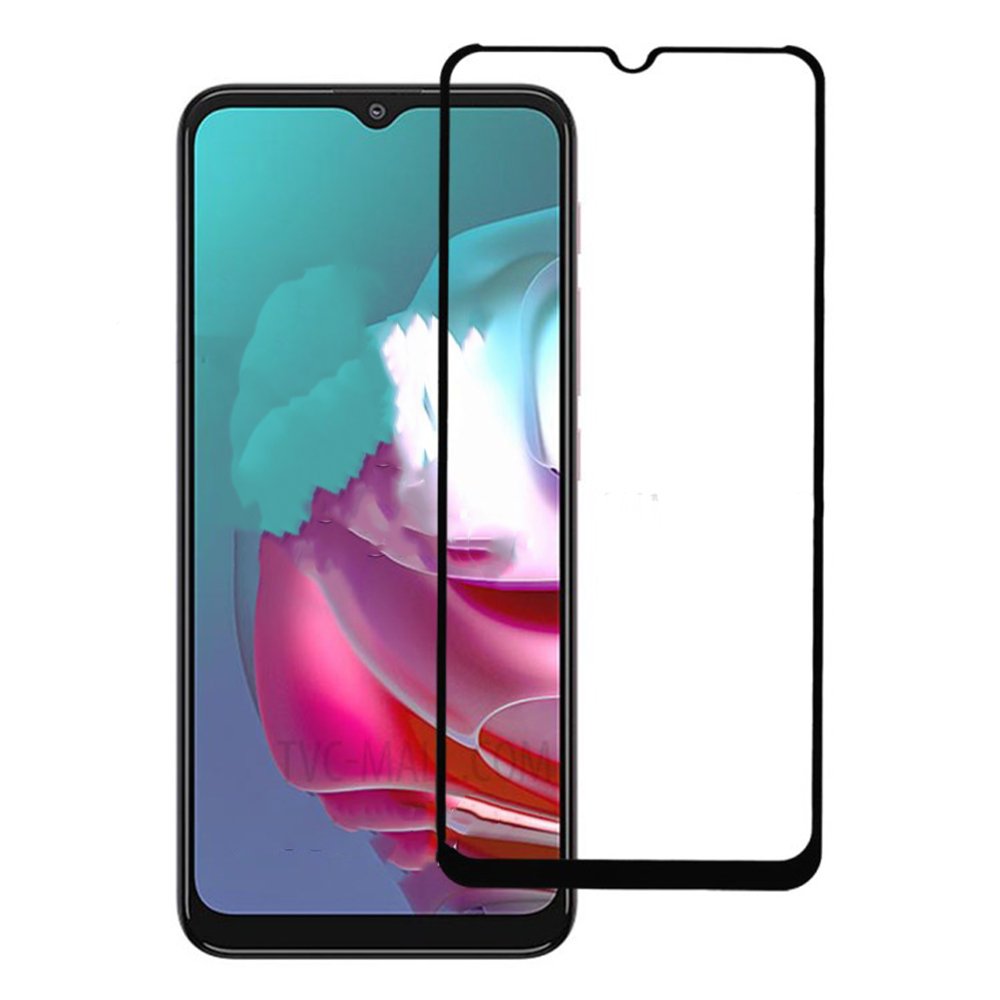 Tempered Glass (volledig scherm) Motorola Moto G30 zwart