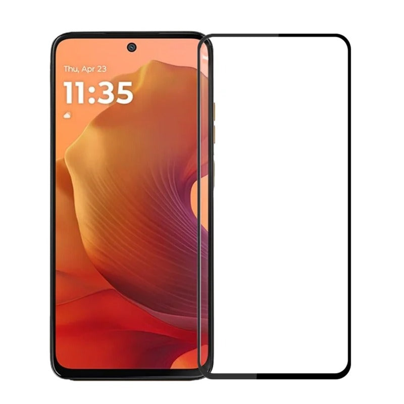 Tempered Glass (volledig scherm) Motorola Moto G77 Power zwart