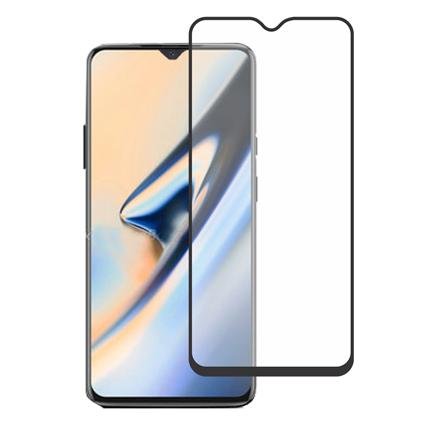 Tempered Glass (volledig scherm) OnePlus 7 zwart