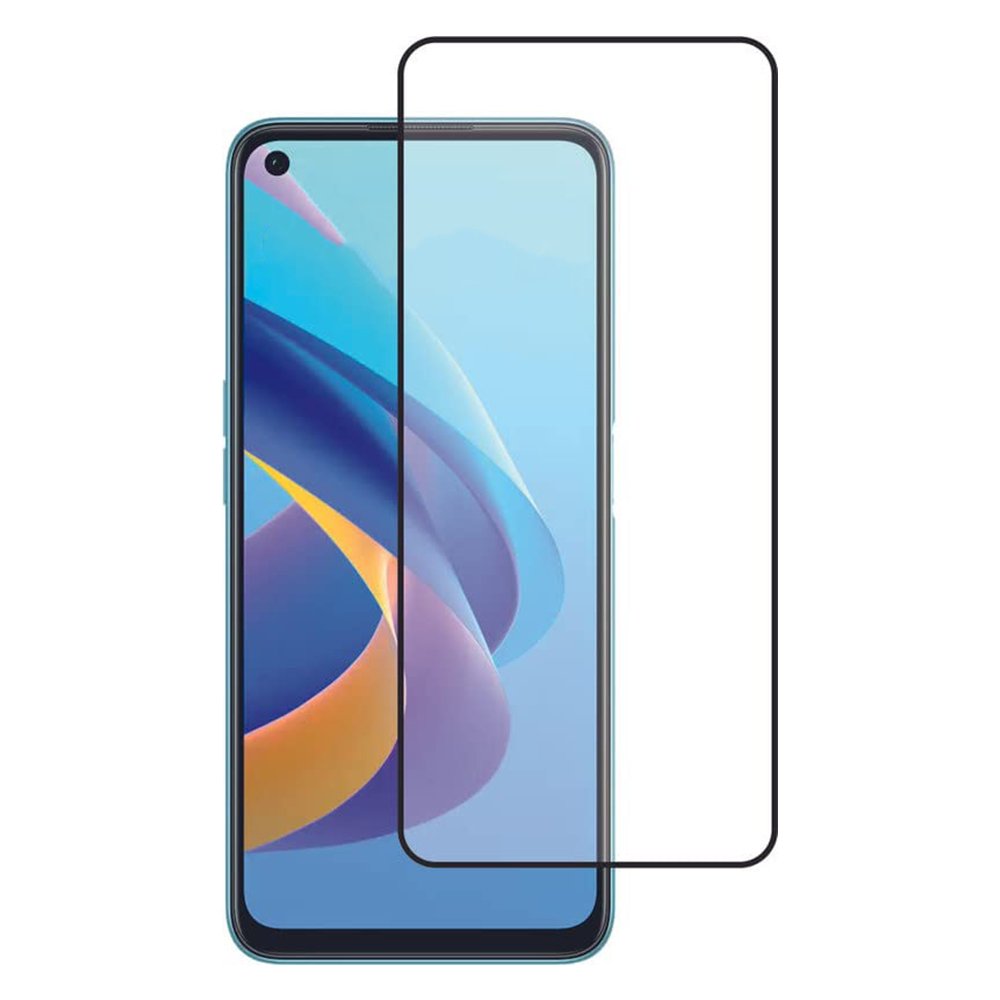Tempered Glass (volledig scherm) OPPO A76 CPH2375 zwart