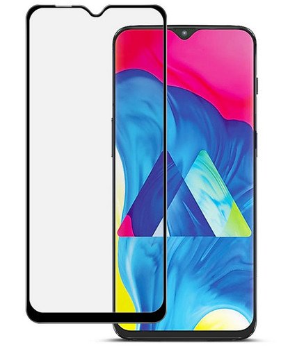 Tempered Glass (volledig scherm) Samsung Galaxy A40 zwart
