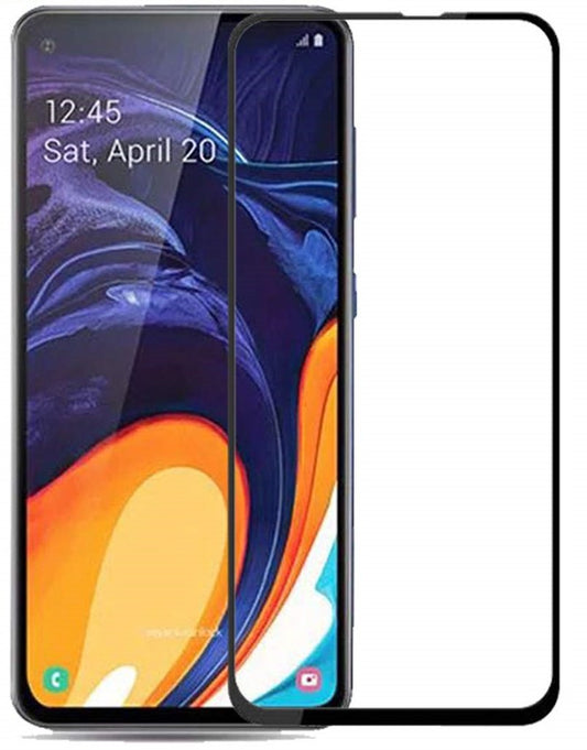 Tempered Glass (volledig scherm) Samsung Galaxy A60 zwart