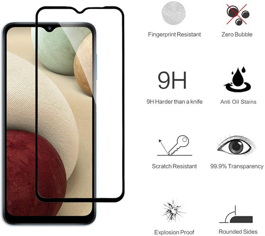 Tempered Glass (volledig scherm) Samsung Galaxy A73 zwart
