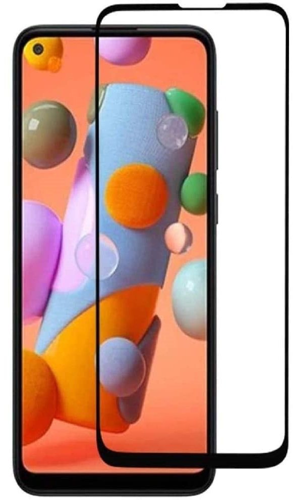 Tempered Glass (volledig scherm) Samsung Galaxy M11 zwart