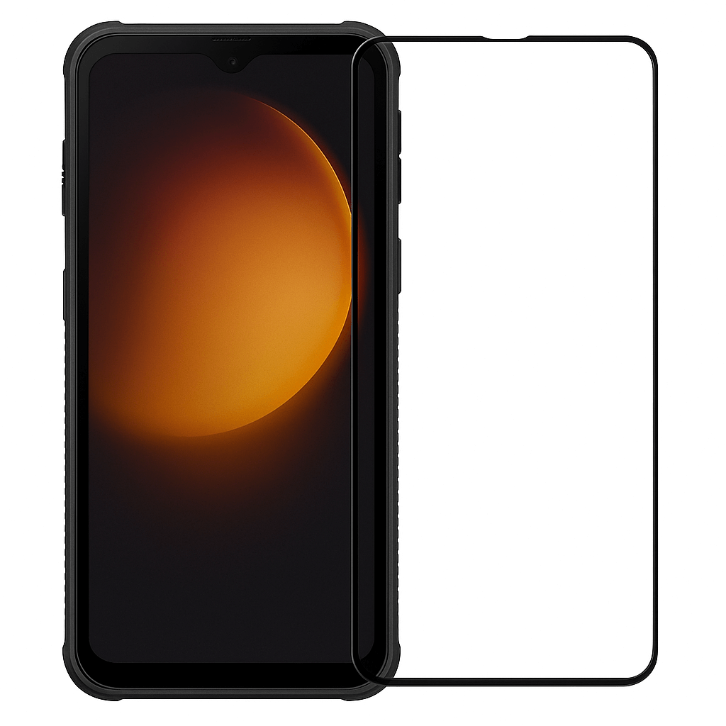 Tempered Glass (volledig scherm) Samsung Galaxy Xcover7 Pro zwart