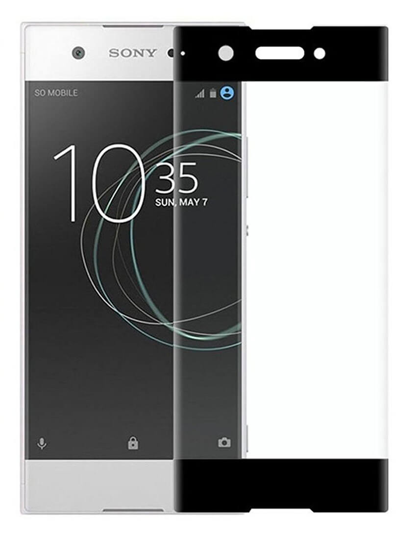 Tempered Glass (volledig scherm) Sony Xperia L2 zwart