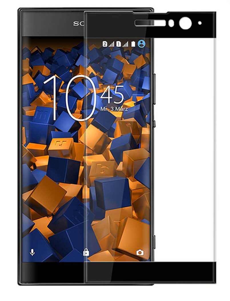 Tempered Glass (volledig scherm) Sony Xperia XA2 zwart