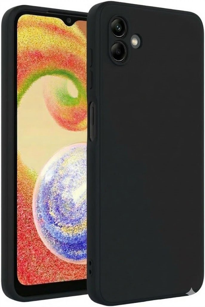 TPU hoesje Samsung Galaxy A07/A08 mat - Zwart
