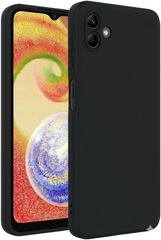 TPU hoesje Samsung Galaxy A07/A08 mat - Zwart