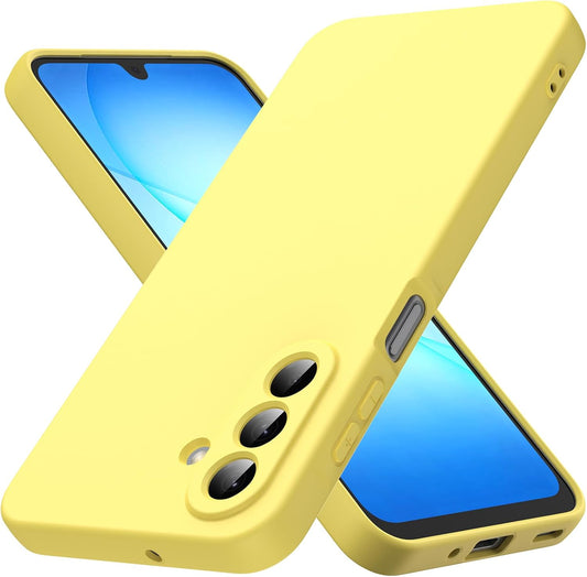 TPU hoesje Samsung Galaxy A17/A18 mat - geel