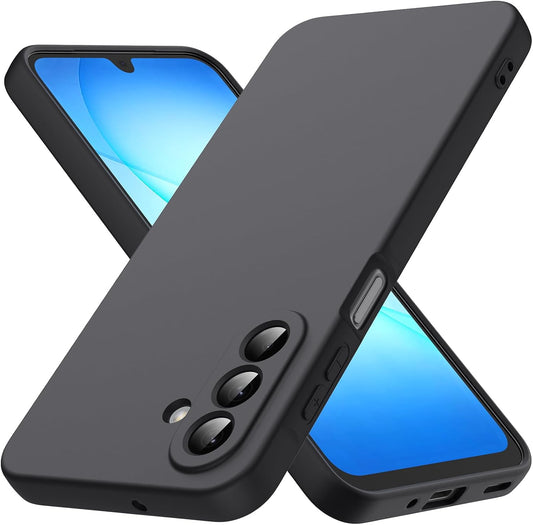 TPU hoesje Samsung Galaxy A17/A18 mat - zwart