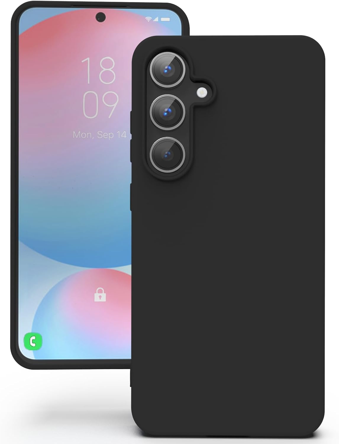 TPU hoesje Samsung Galaxy A37 mat - Zwart