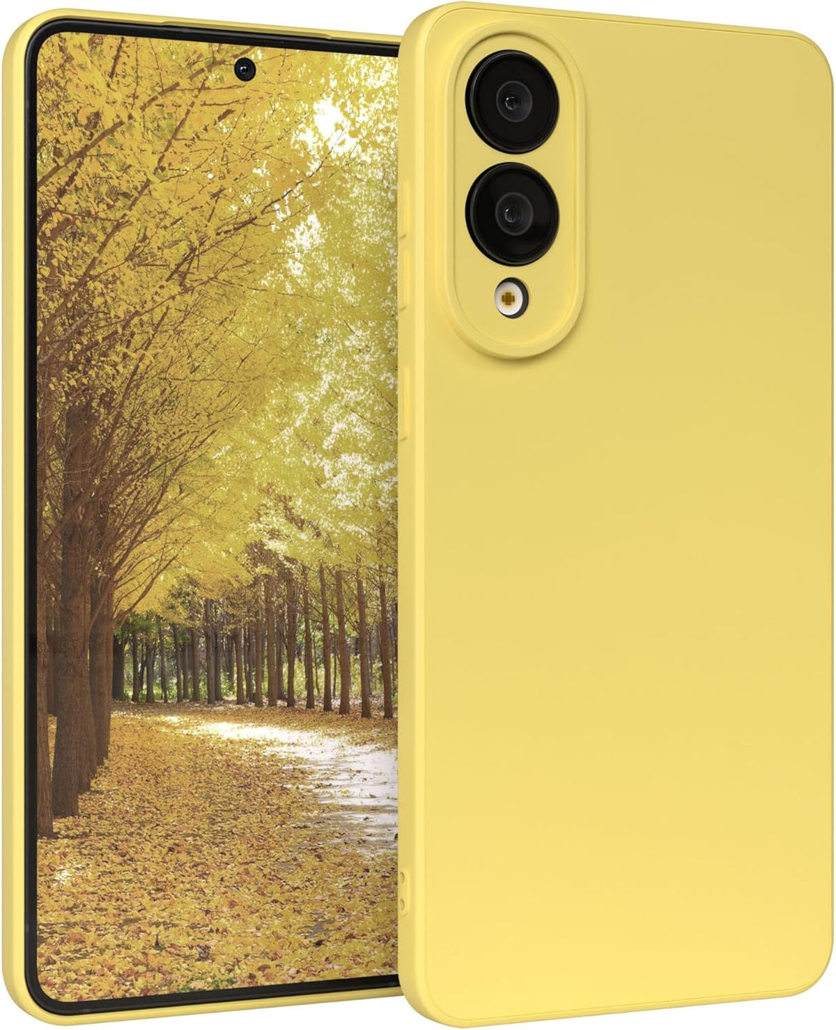 TPU hoesje Samsung Galaxy S25 Edge mat - geel