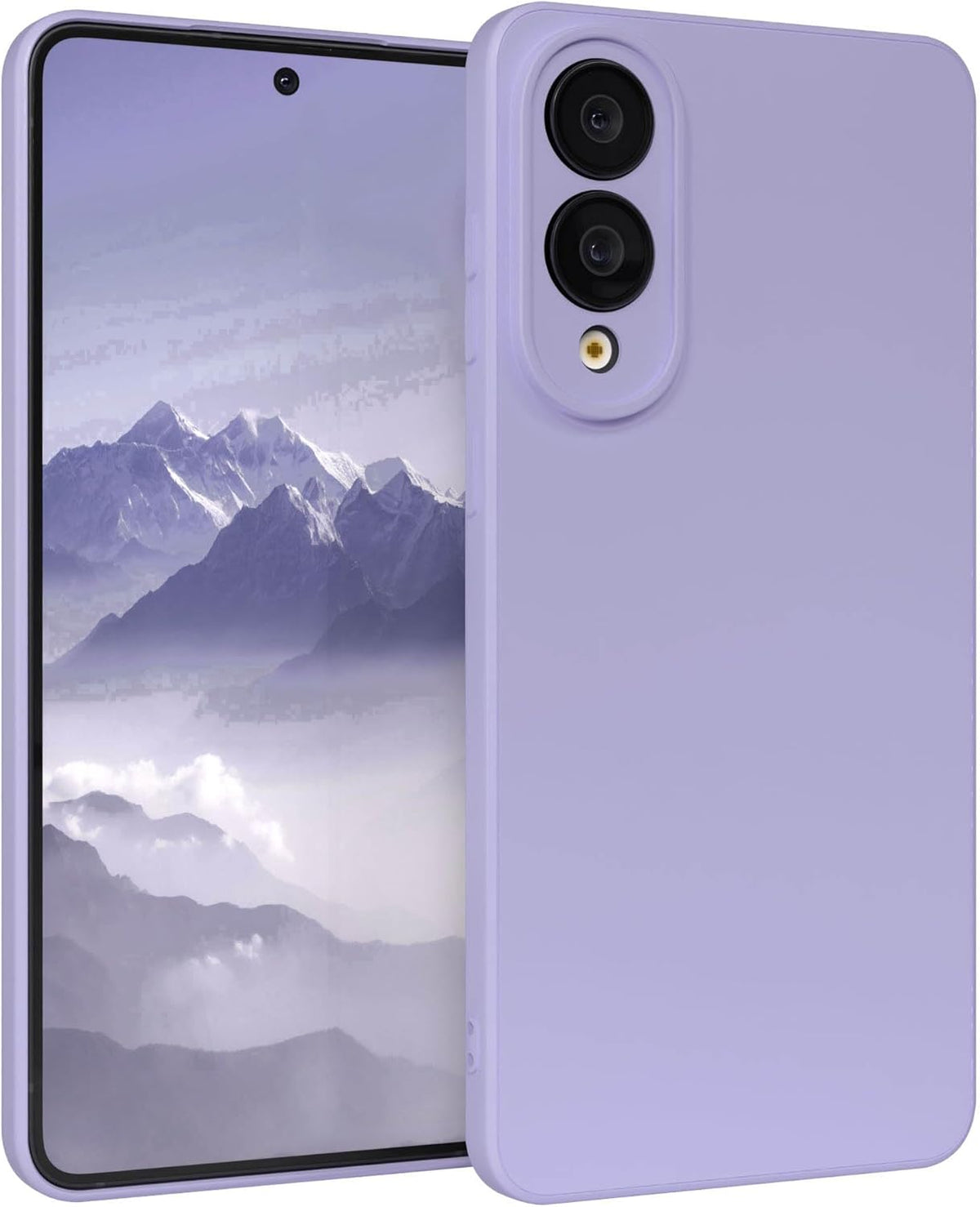 TPU hoesje Samsung Galaxy S25 Edge mat - paars
