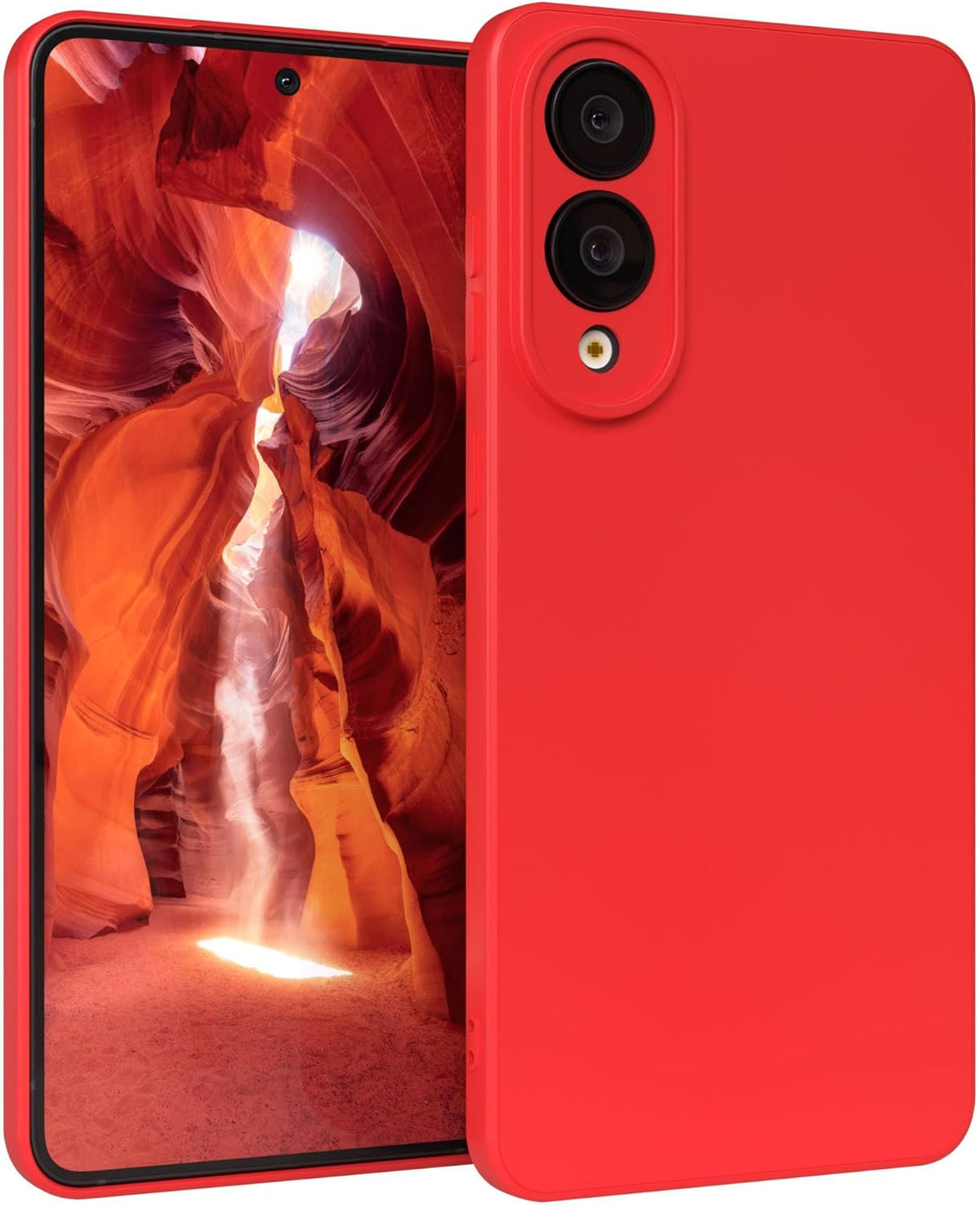 TPU hoesje Samsung Galaxy S25 Edge mat - rood
