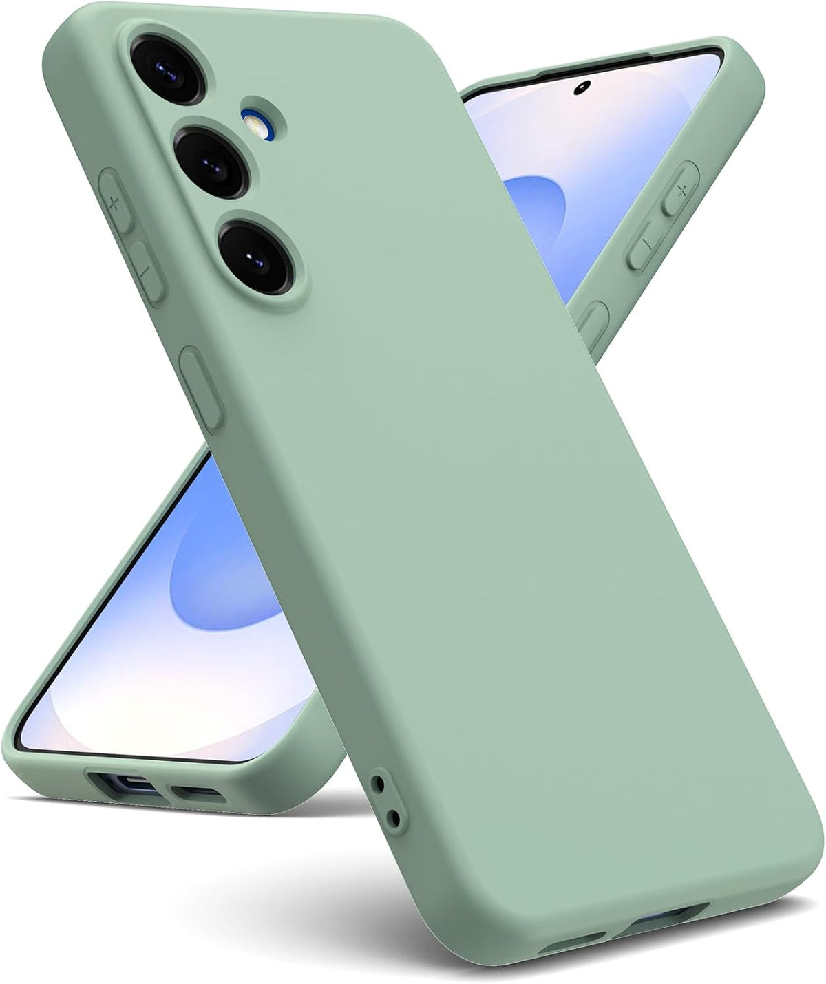 TPU hoesje Samsung Galaxy S25 FE mat - groen