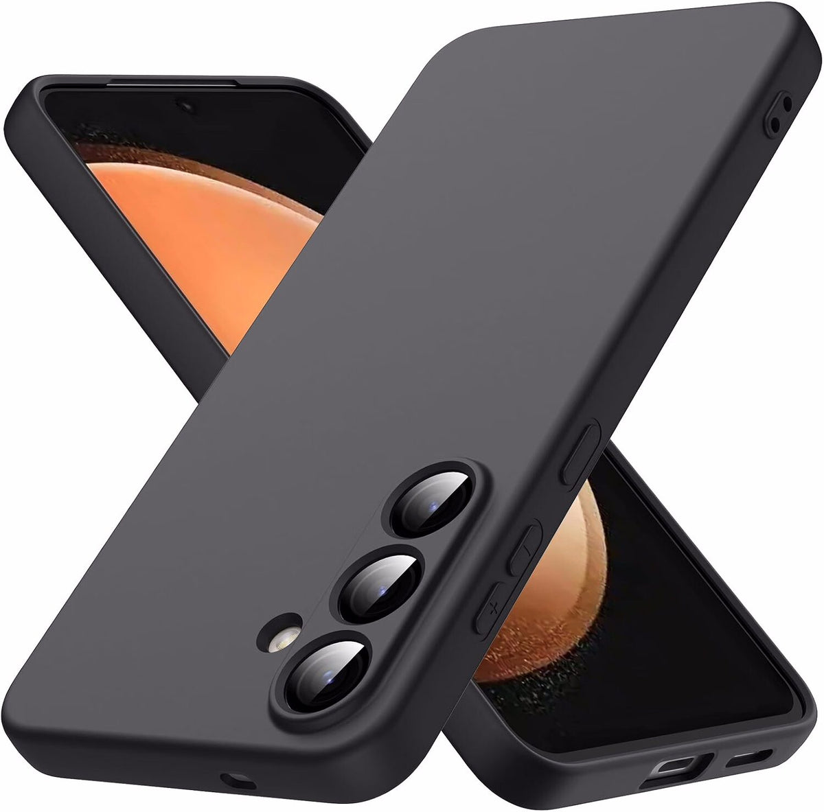 TPU hoesje Samsung Galaxy S26 FE mat - zwart
