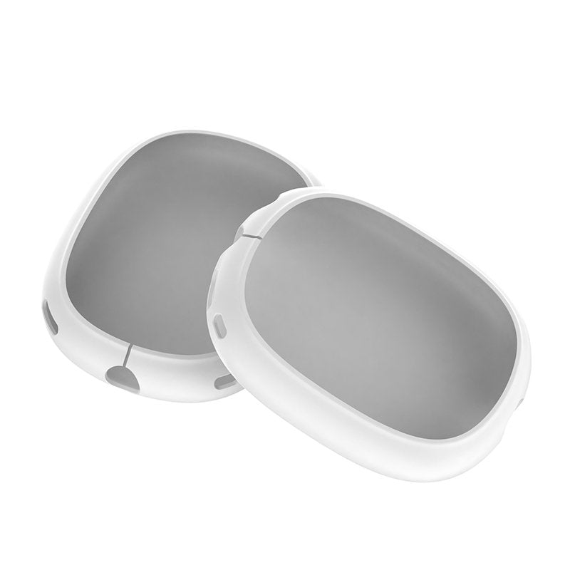TPU Siliconen bescherm covers voor Apple Airpods Max wit