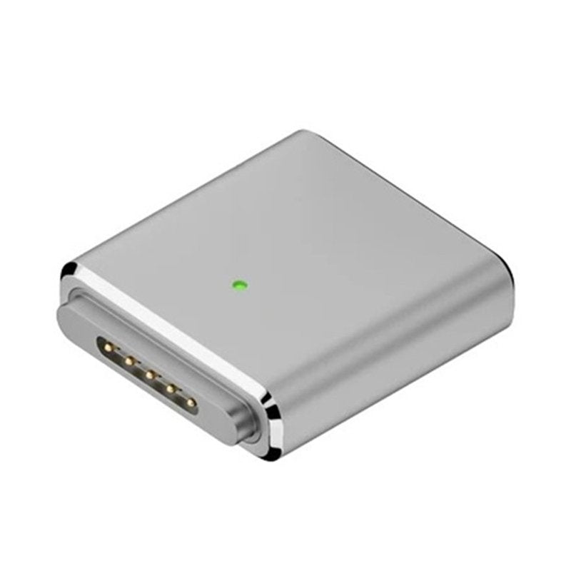 USB-C (Female) naar Magsafe 3 (Male) laad adapter - 100W - zilver