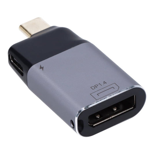 USB-C (Male) naar USB-C (Female) + Display Port (DP) 8K HD Smart Converter Adapter