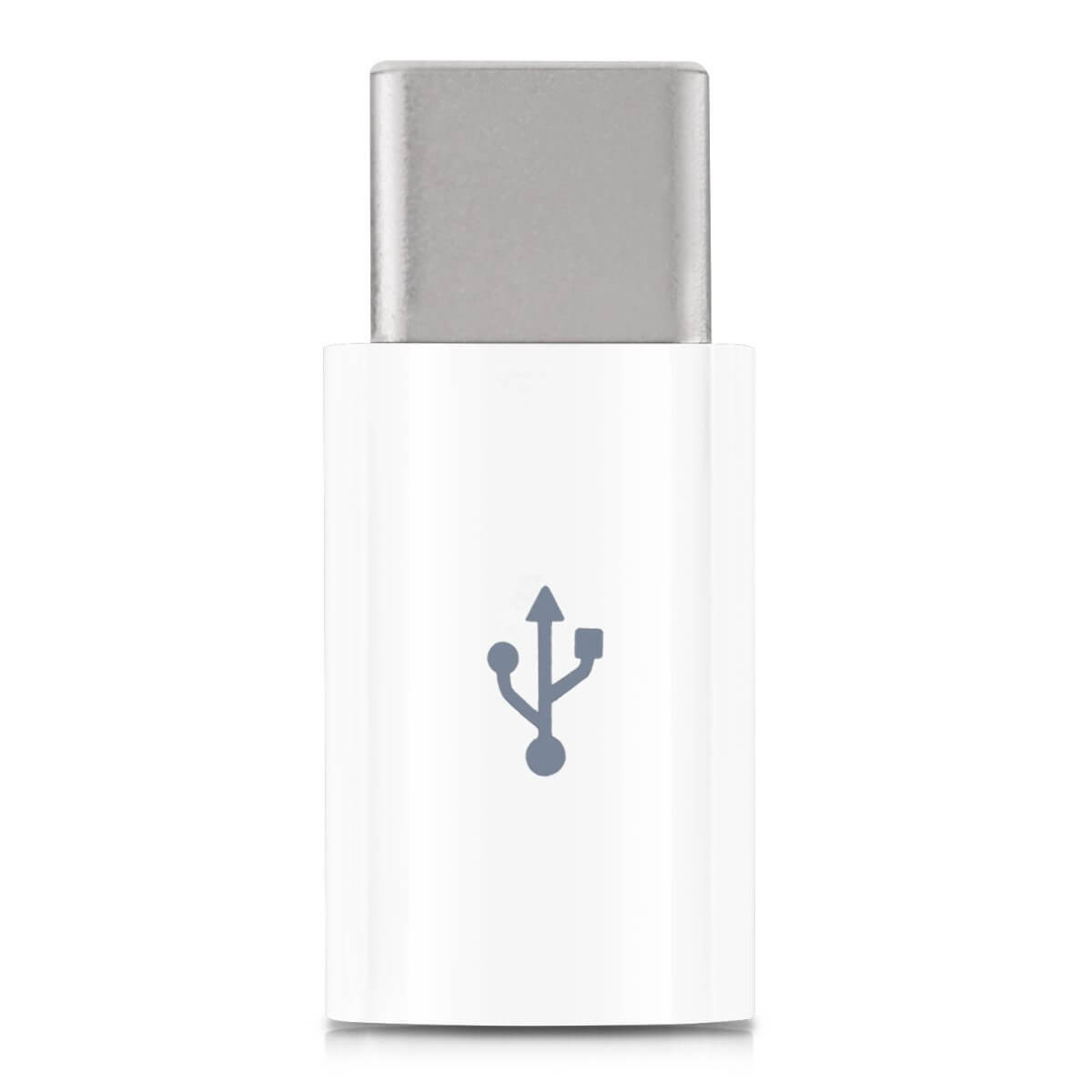 USB-C naar Micro USB adapter - wit