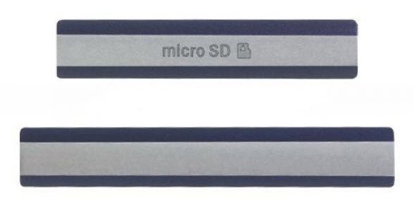 USB + Micro SD cover set Sony Xperia Z2 zwart