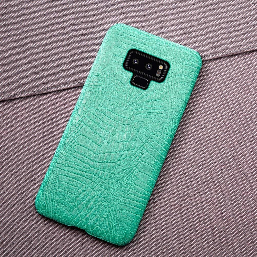 Vintage case leer Samsung Galaxy Note 9 - mint groen