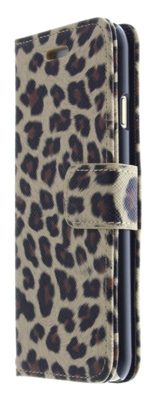 Wallet case tijgerprint Apple iPhone 6 bruin
