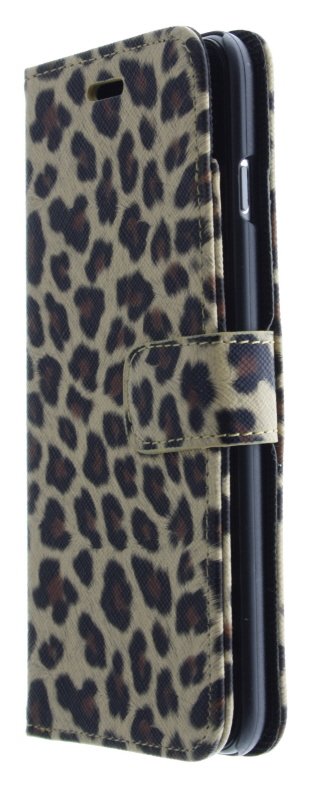 Wallet case tijgerprint Apple iPhone 6 Plus bruin