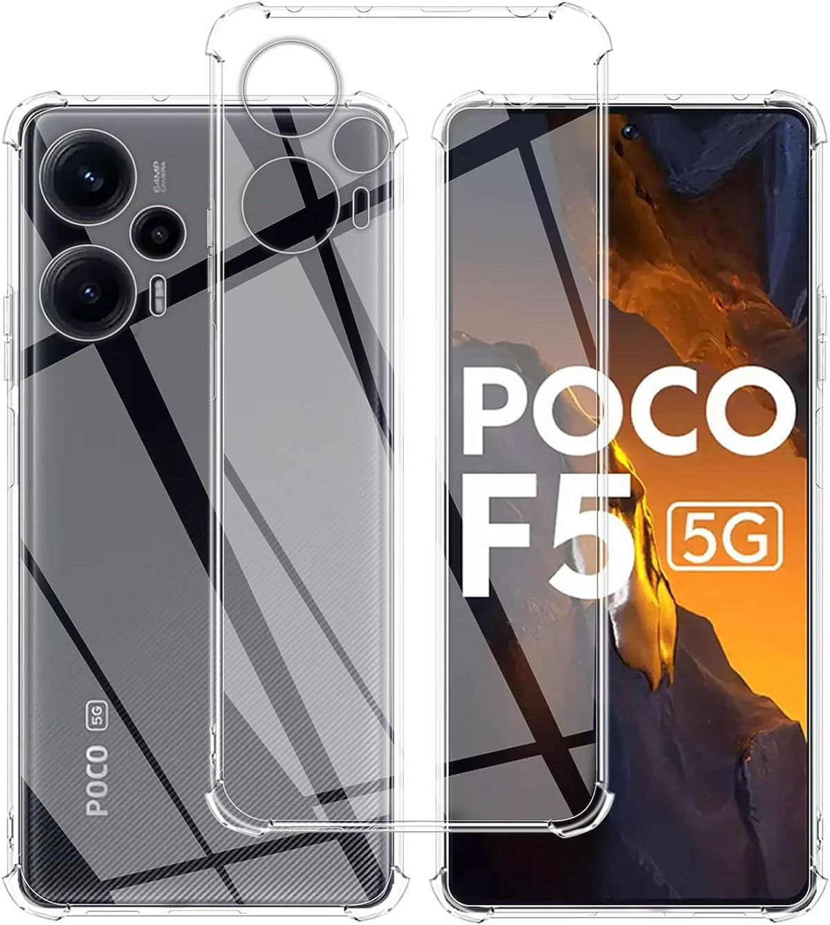 Xiaomi Poco F5 hoesje met stevige hoeken