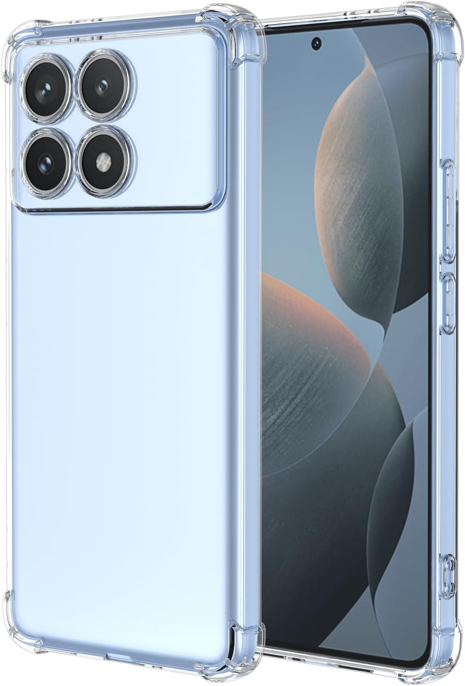 Xiaomi Poco F6 Pro hoesje met stevige hoeken