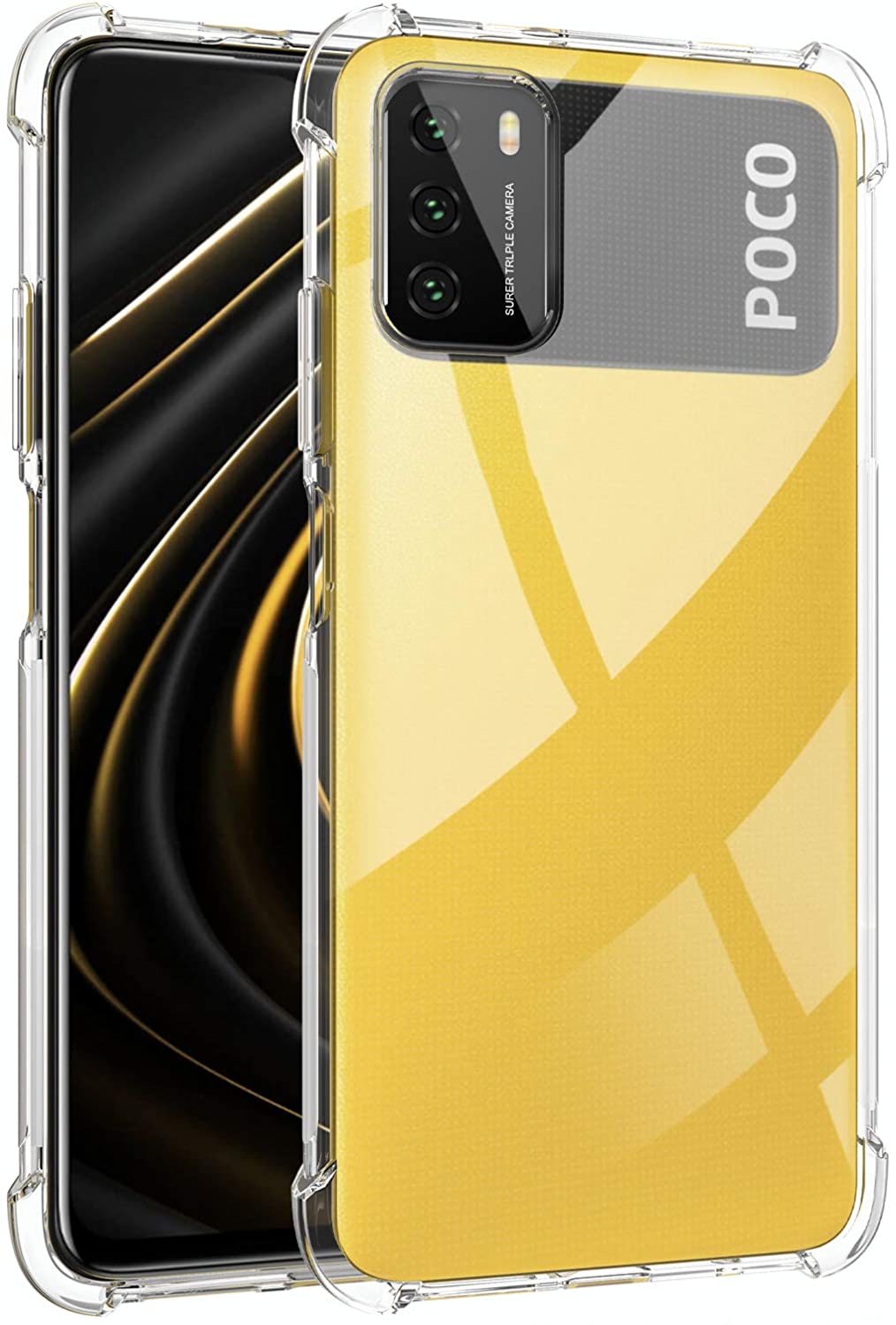 Xiaomi Poco M3 hoesje met stevige hoeken