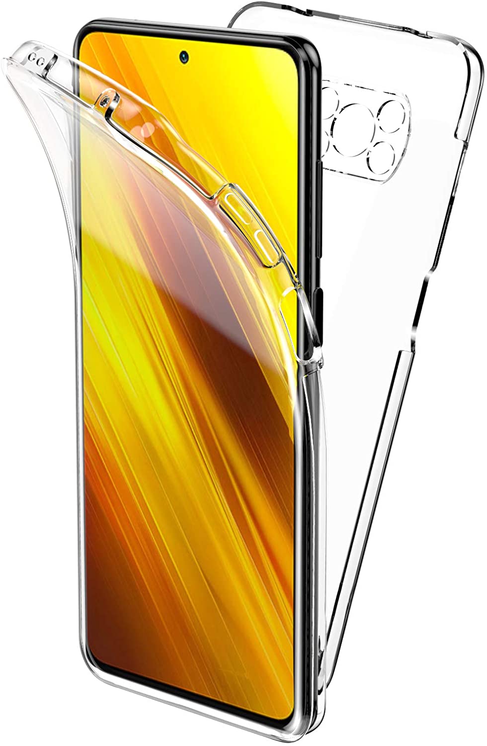 Xiaomi Poco X3 TPU hoesje voor + achter