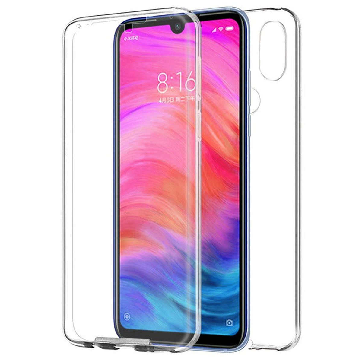 Xiaomi Redmi Note 7 Pro TPU hoesje voor + achter