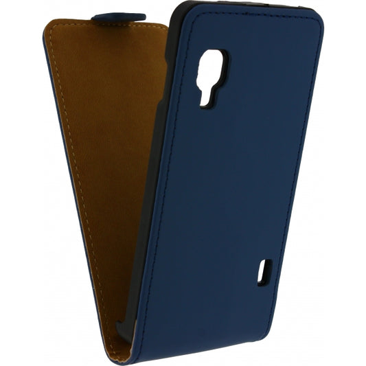 Mobilize Ultra Slim Flip Case LG Optimus L5 II E460 Dark Blue