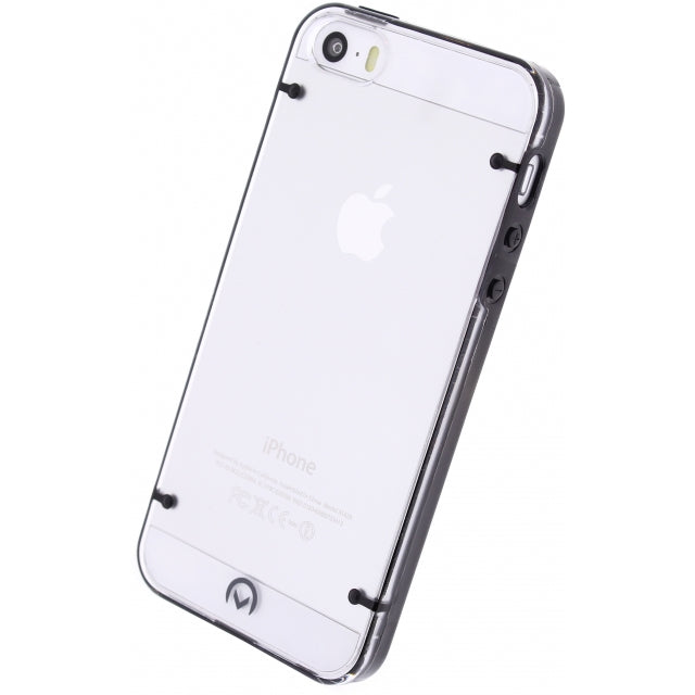 Mobilize Hybrid Case Transparent Apple iPhone 5/5S/SE Schwarz