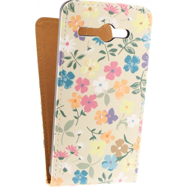 Mobilize Ultra Slim Flip Case Huawei Y530 Flowers