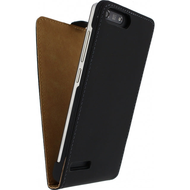 Mobilize Ultra Slim Flip Case Huawei Ascend G6 4G Schwarz